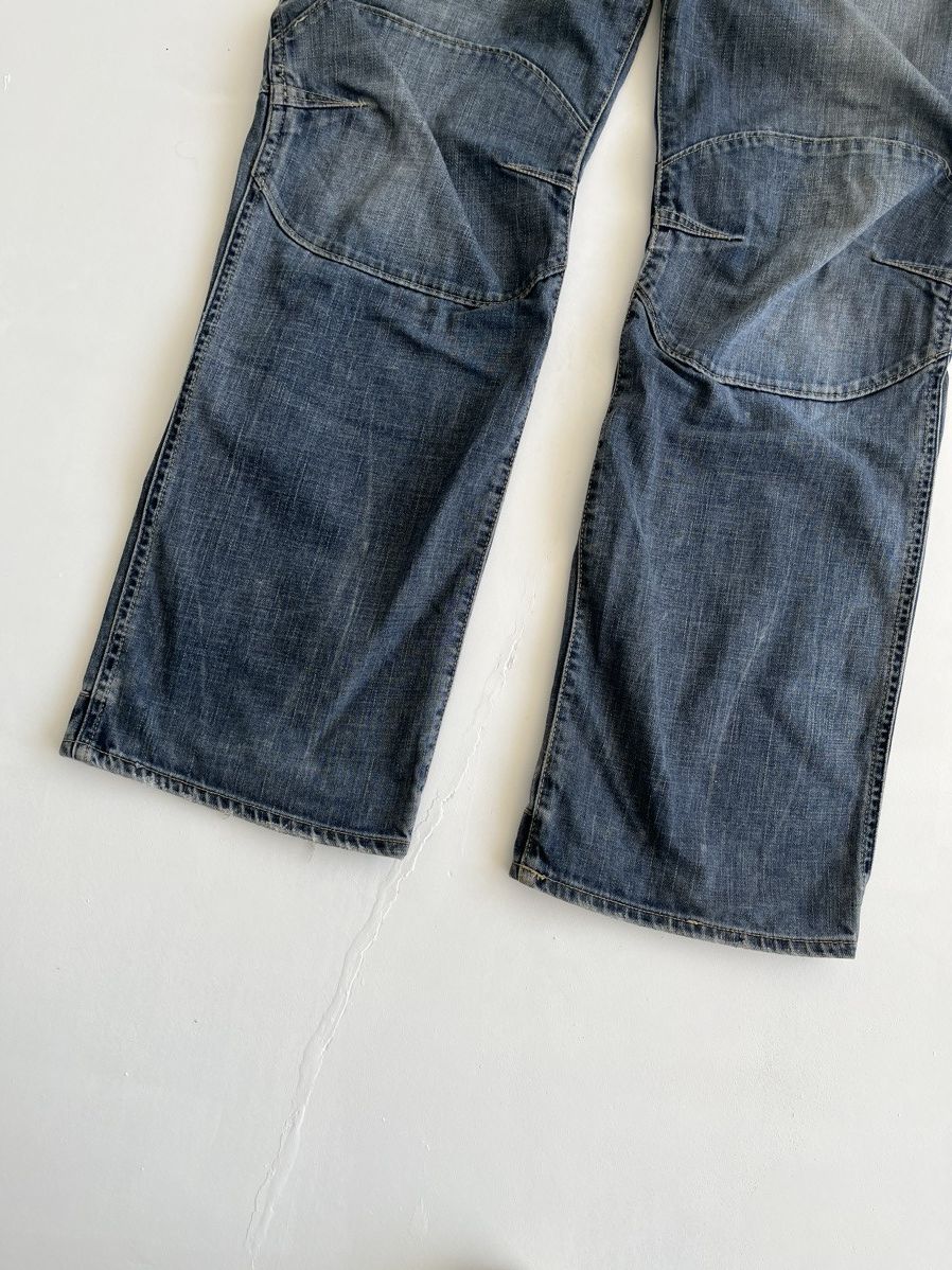 G-Star × Pharrell Vintage G Star Raw 96 distressed washed denim biker jeans Size US 36 / EU 52 - 6 Thumbnail