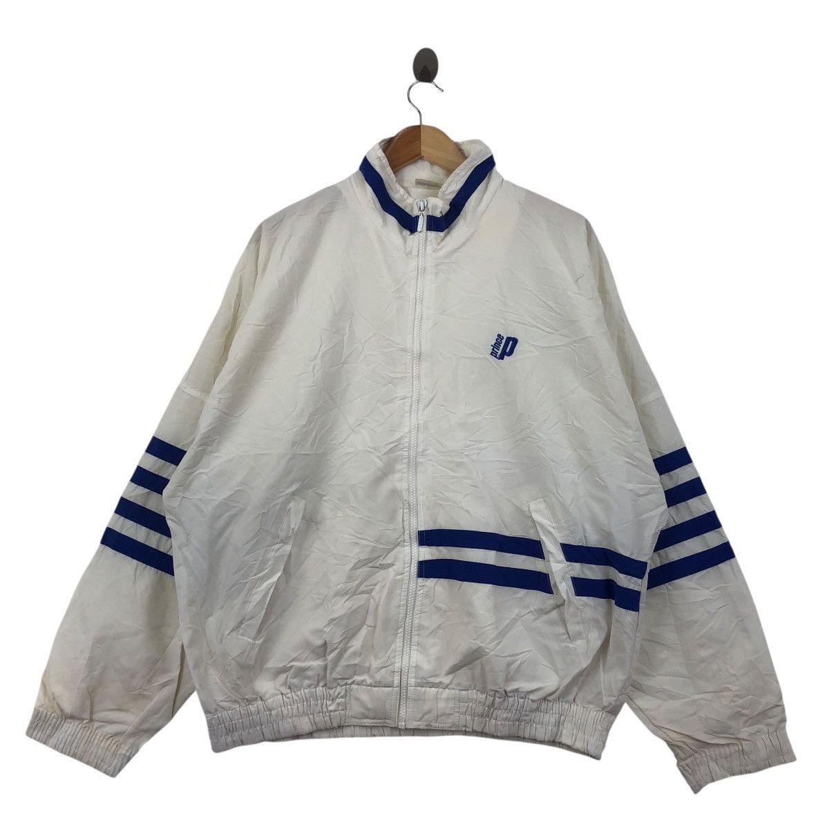 Prince Vintage PRINCE TENNIS Track Jacket Retro 90s Windbreaker Size US XL / EU 56 / 4 - 1 Thumbnail