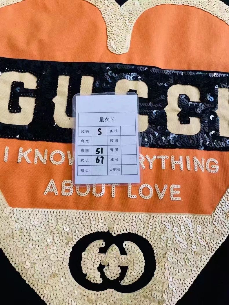 Gucci Gucci Love sequin short-sleeved T-shirt Size S / US 4 / IT 40 - 6 Thumbnail