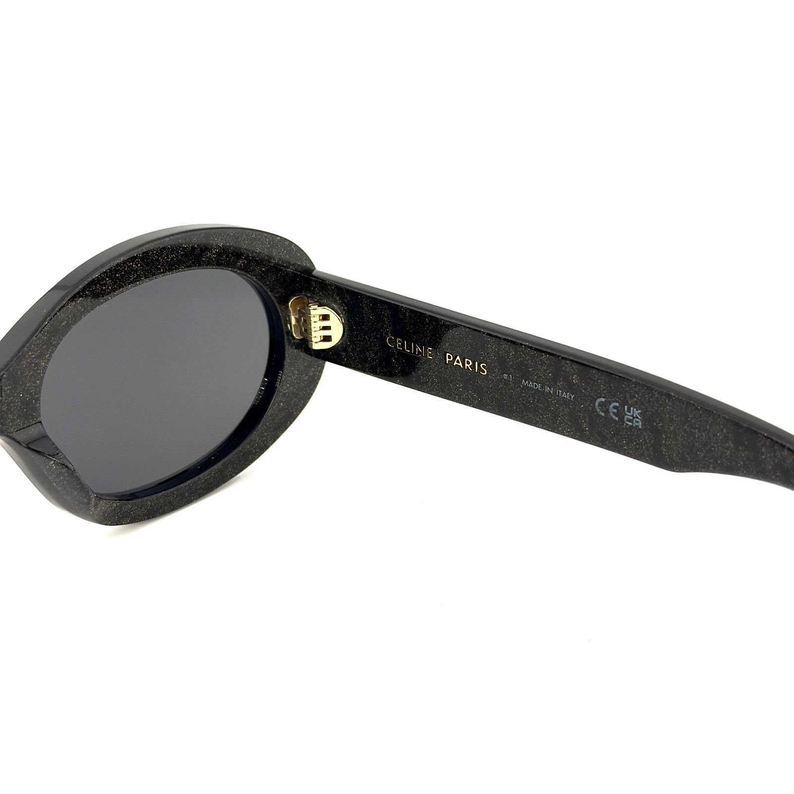 Celine CELINE CL40194U 40194 TRIOMPHE Paris Black Sunglass 03A Size ONE SIZE - 6 Thumbnail