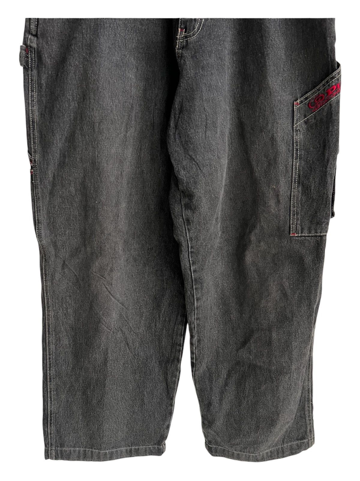 Ecko Unltd. × JNCO × Sean John Y2K JNCO Style Piko Super Baggy Carpenter Jeans Denim Size US 34 / EU 50 - 8 Thumbnail
