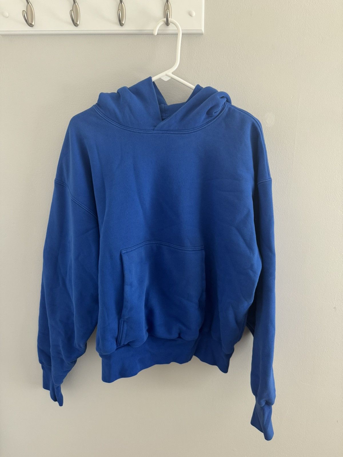 image of Yeezy Gap Hoodie in Blue, Men's (Size Large)