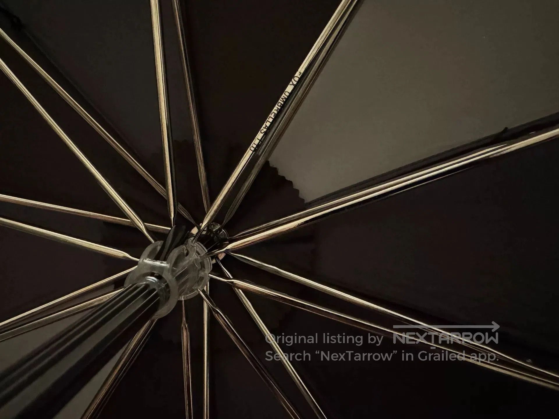 Fox Brothers Fox Umbrellas Folding Gray Gradient. Size ONE SIZE - 6 Thumbnail