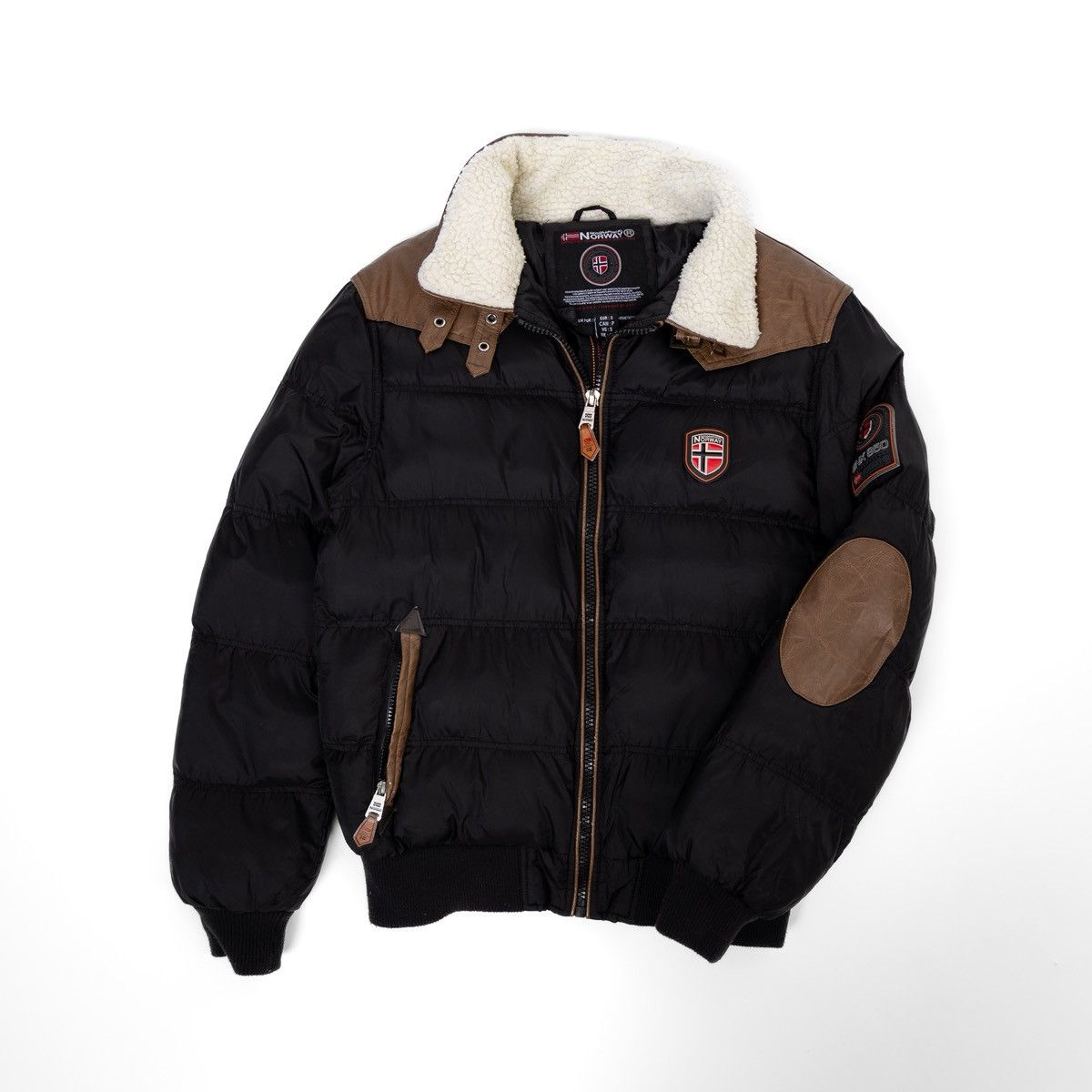 Other Geographical Norway Abramovitch Mens Black Puffer Jacket Size US S / EU 44-46 / 1 - 3 Thumbnail