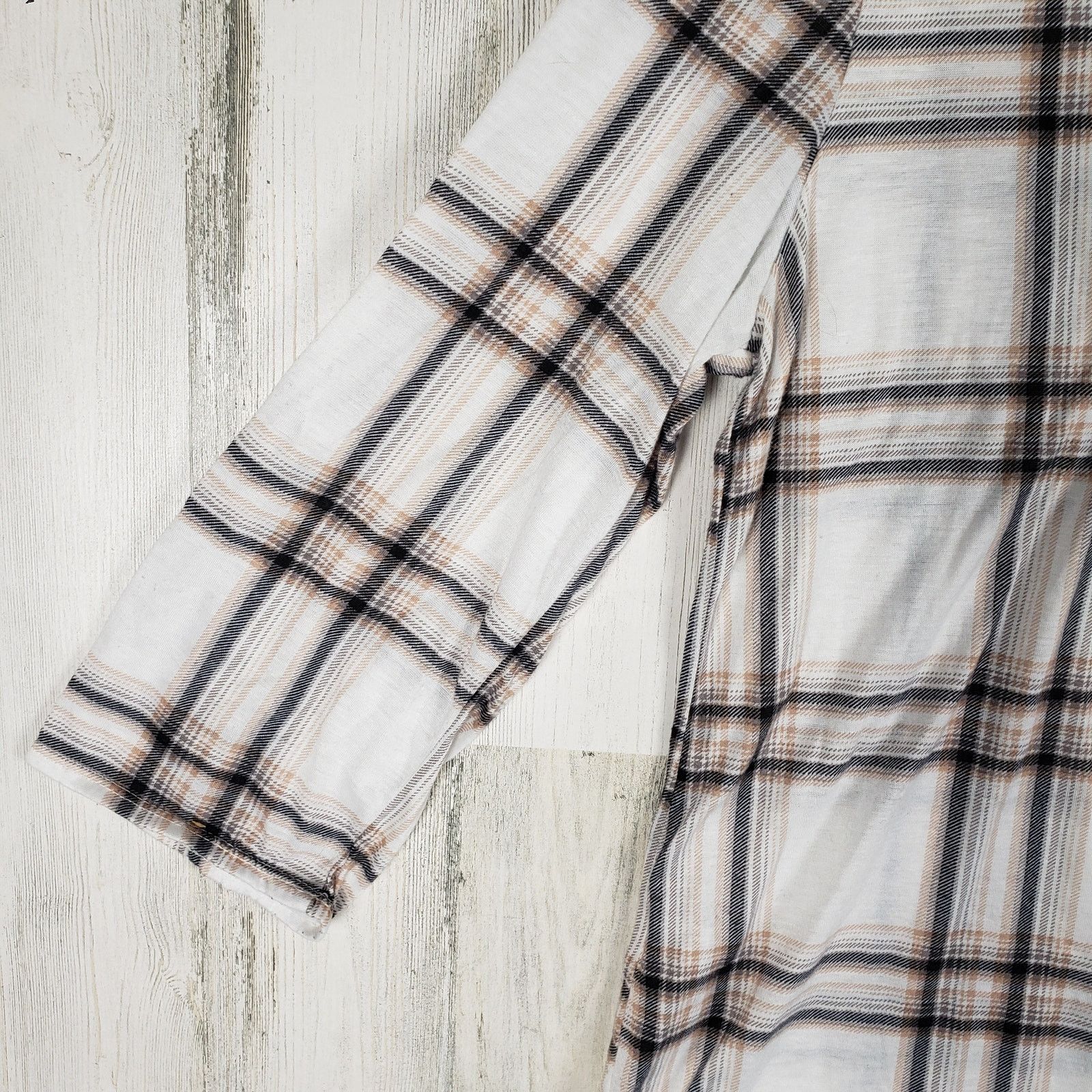 Other French Laundry Plaid Long Sleeve Button Up Top Large Size L / US 10 / IT 46 - 13 Thumbnail