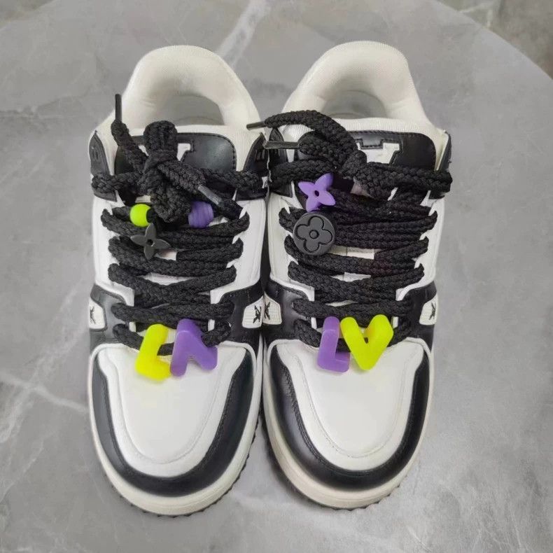 Louis Vuitton lv panda black and white trainer shoes-dmc Size US 10.5 / EU 43-44 - 1 Thumbnail