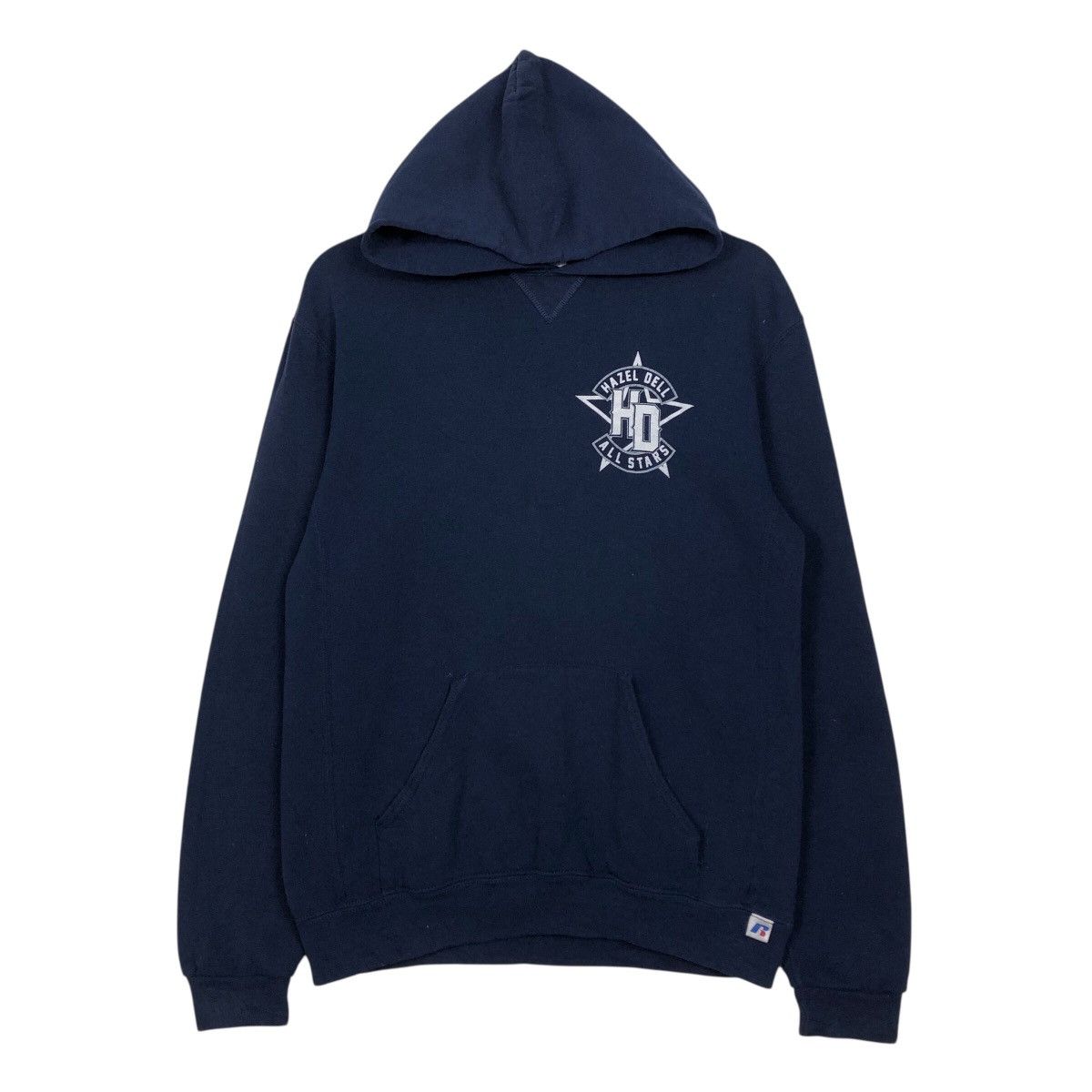 Russell Athletic × Vintage 📌Vintage Hoodie Pull Over Russell Athletic Big Logo Design Size US XL / EU 56 / 4 - 2 Thumbnail