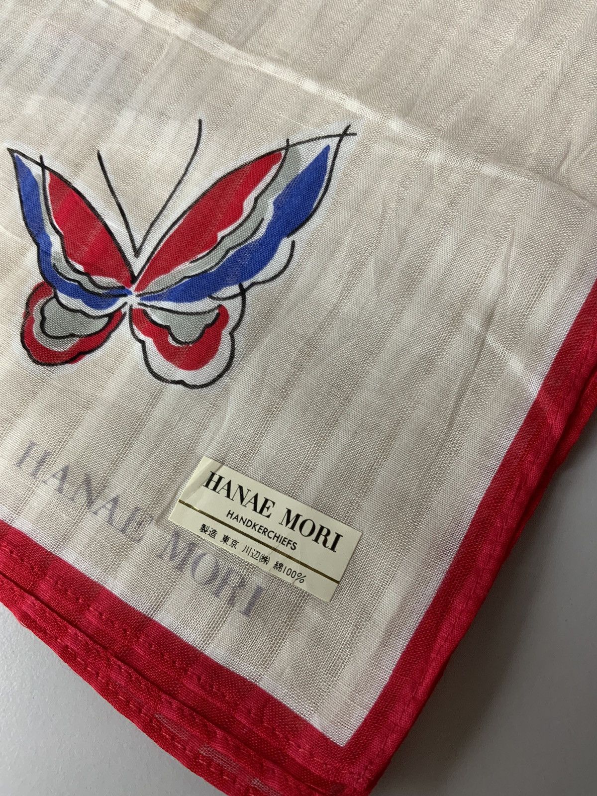 Hanae Mori Hanae Mori Butterfly Bandana Handkerchief Size ONE SIZE - 11 Thumbnail