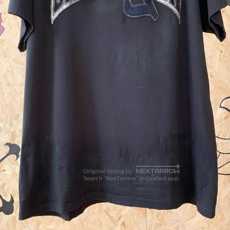 Balenciaga Balenciaga Mud Dyed Manchester United Black Short Sleeve T Size US L / EU 52-54 / 3 - 5 Thumbnail