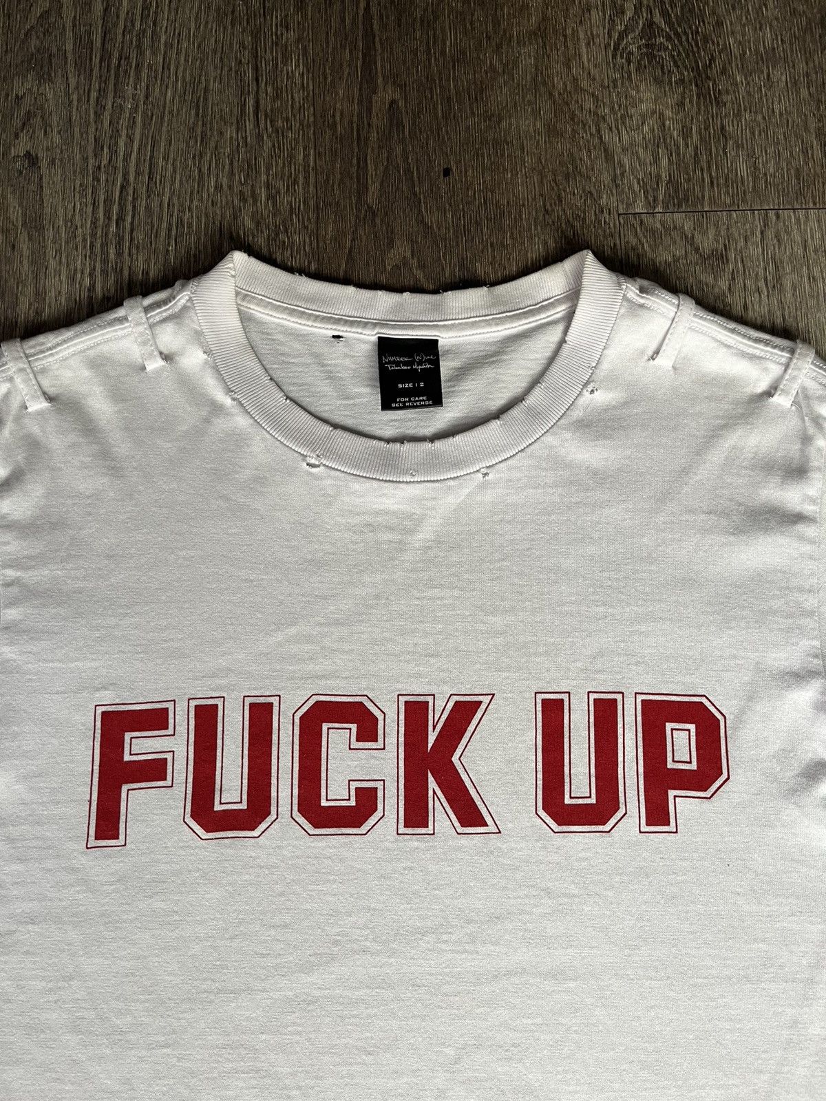 Number (N)ine SS06 “Fuck Up” Tee