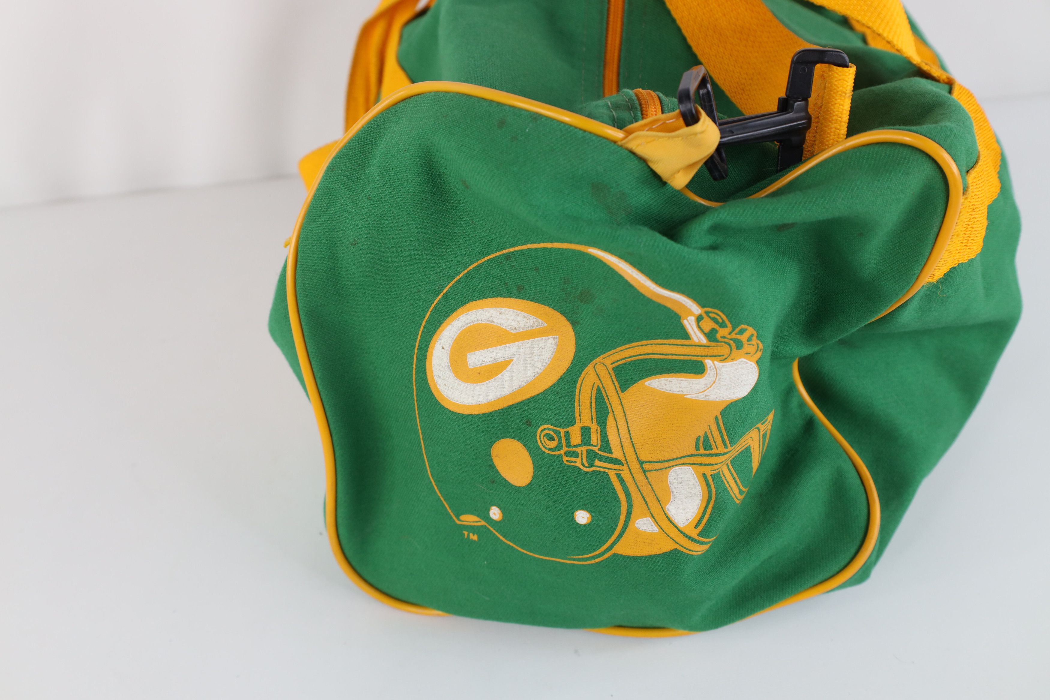 Vintage Vintage 60s 70s Green Bay Packers Football Duffel Bag Size ONE SIZE - 4 Thumbnail