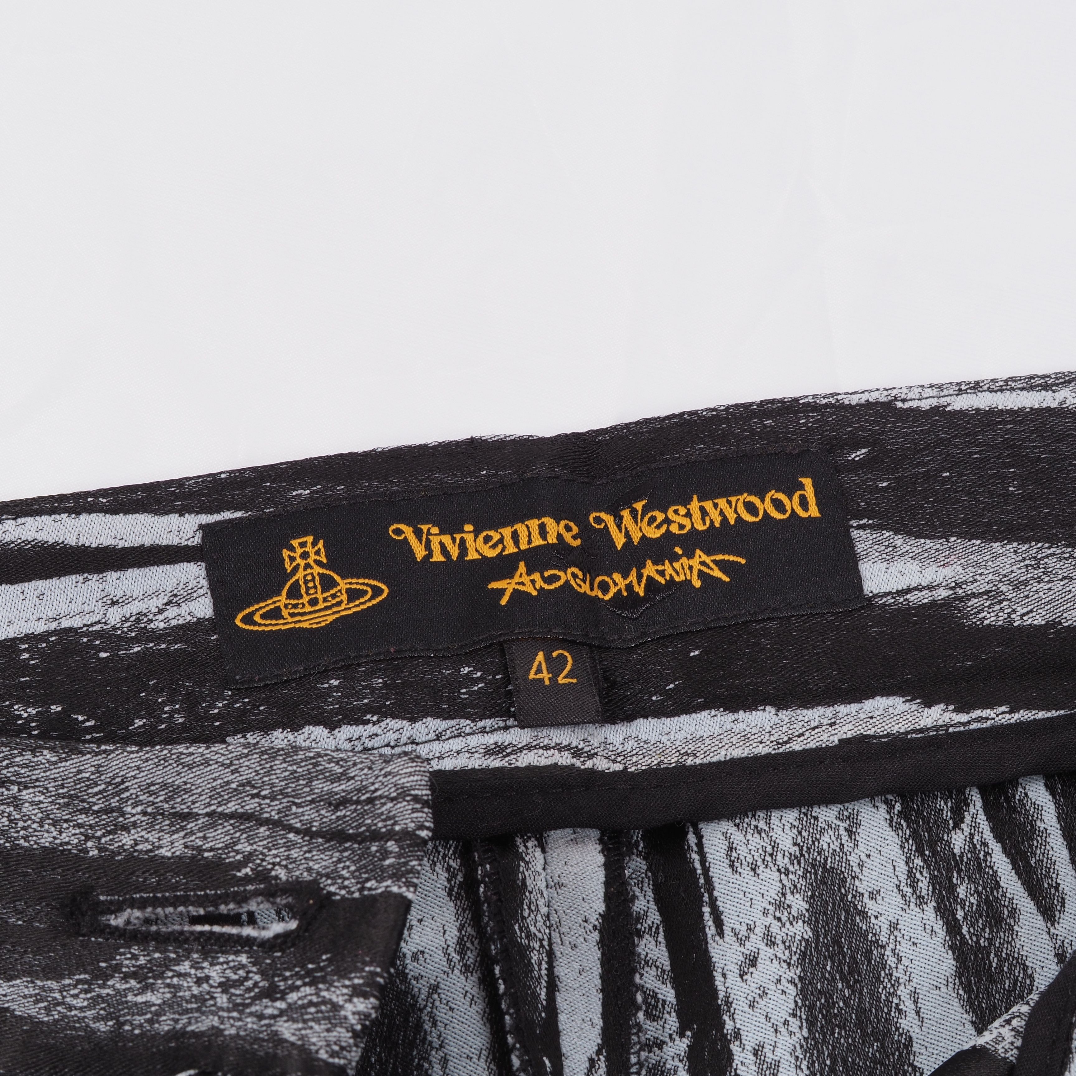 Vivienne Westwood Vivienne Westwood Vintage Striped Skinny Leg Pants Size 28" / US 6 / IT 42 - 5 Thumbnail