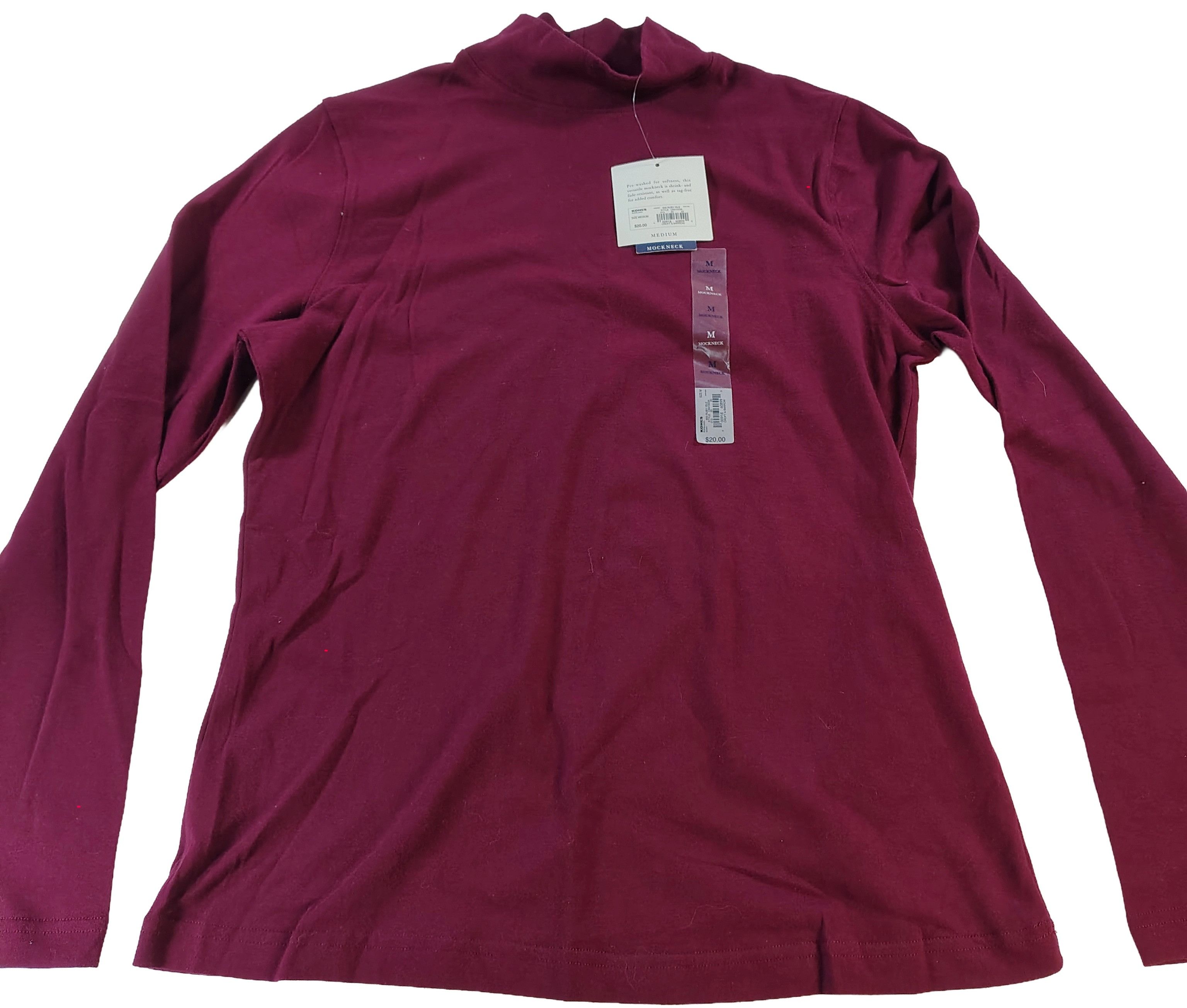 Croft & Barrow Women's Brand New Medium Croft & Barrow Mockneck Size M / US 6-8 / IT 42-44 - 1 Thumbnail