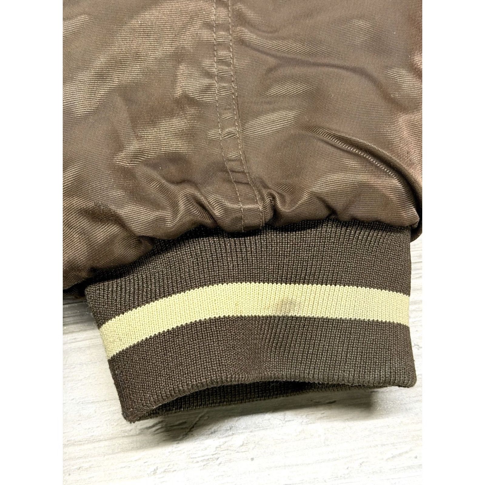 Rocawear VINTAGE Rocawear Bomber Jacket 4XL Brown Quilted Hip Hop Spellout Nylon Big Size US XXL / EU 58 / 5 - 7 Thumbnail