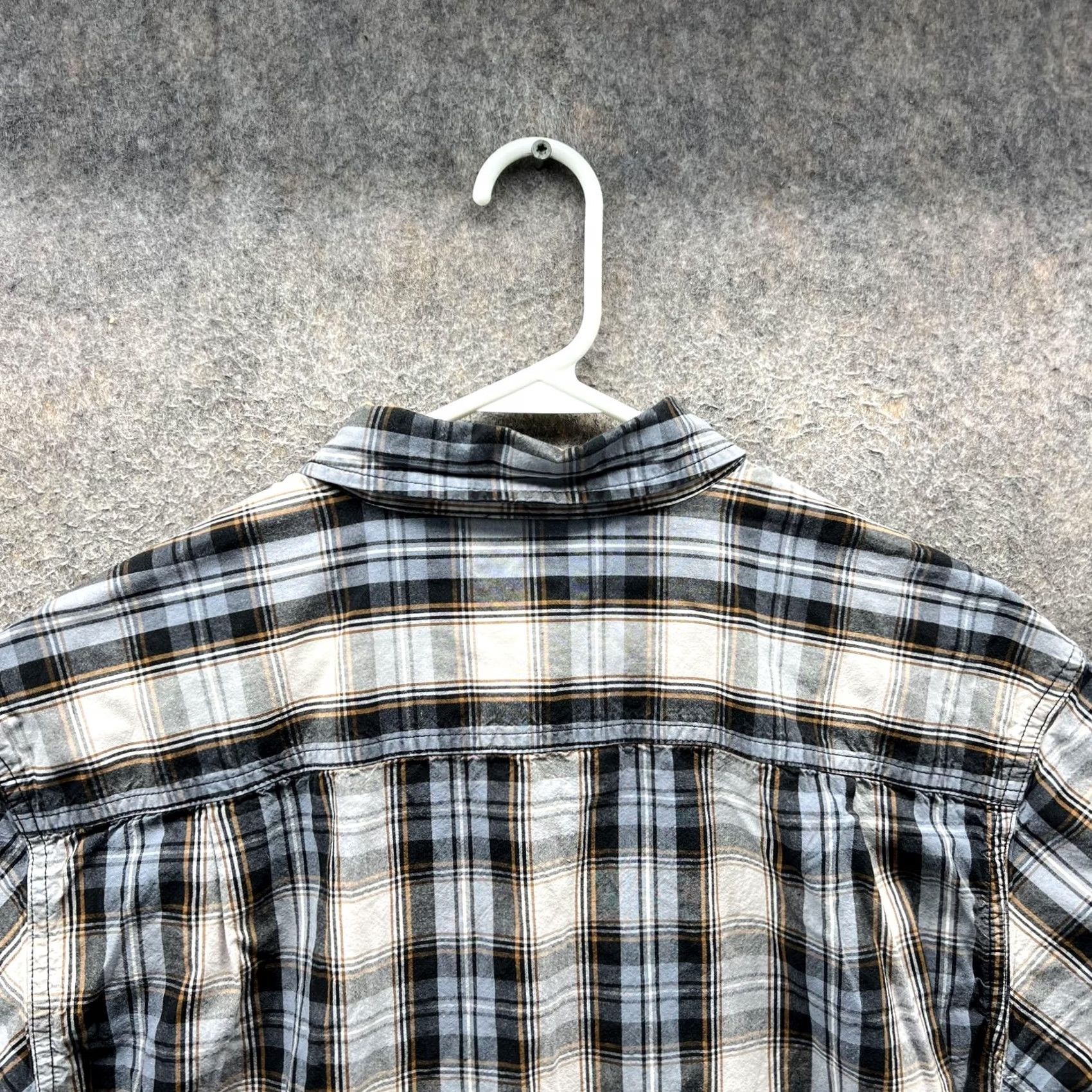 Carhartt Carhartt Shirt Mens L Gray Plaid Short Sleeve Button Front Relaxed Fit Size US L / EU 52-54 / 3 - 7 Thumbnail