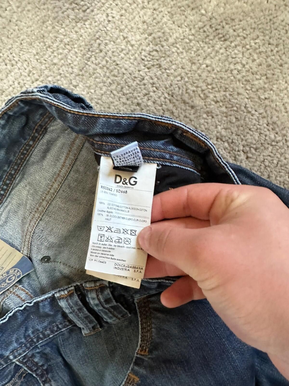 Dolce & Gabbana dolce gabbana denim jeans logo sz 33 Size US 33 - 12 Thumbnail