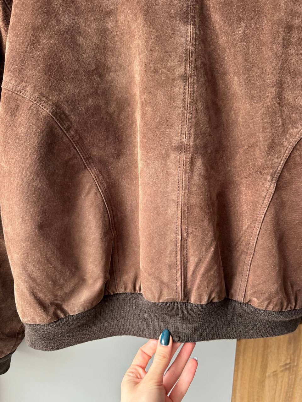 Vintage Vintage suede bomber jacket cowboy farm trucker Size US L / EU 52-54 / 3 - 10 Thumbnail
