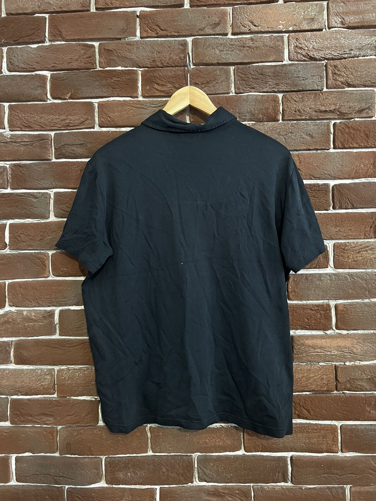 Prada Prada Red Tab Casual Polo Logo Luxury Designer L Black Size US L / EU 52-54 / 3 - 2 Thumbnail