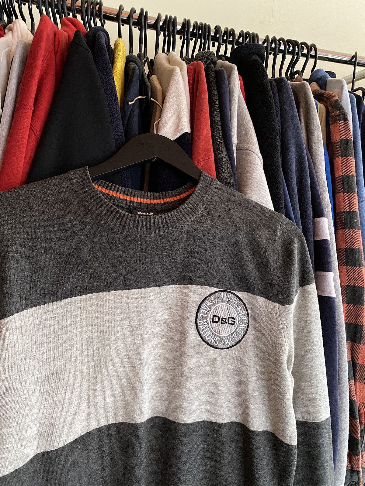 Dolce & Gabbana VINTAGE DOLCE & GABBANA STRIPED SWEATER Size US M / EU 48-50 / 2 - 2 Thumbnail