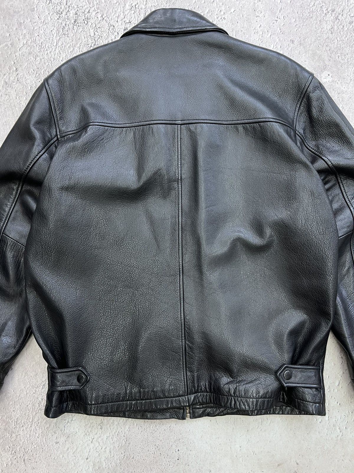 Genuine Leather × Japanese Brand VINTAGE Biker's Y2K Leather Jacket Perfecto Style SCHOTT Size US L / EU 52-54 / 3 - 10 Thumbnail