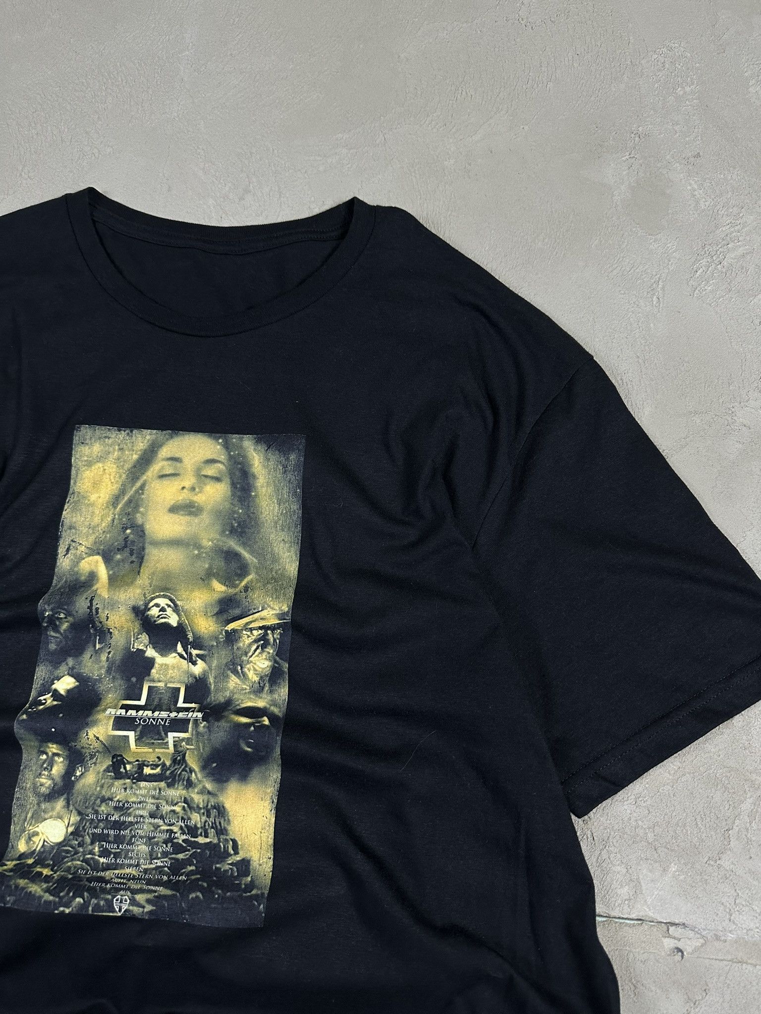 Band Tees × Vintage Vintage Rammstein Sonne Rock Band T-shirt Size US XL / EU 56 / 4 - 7 Thumbnail
