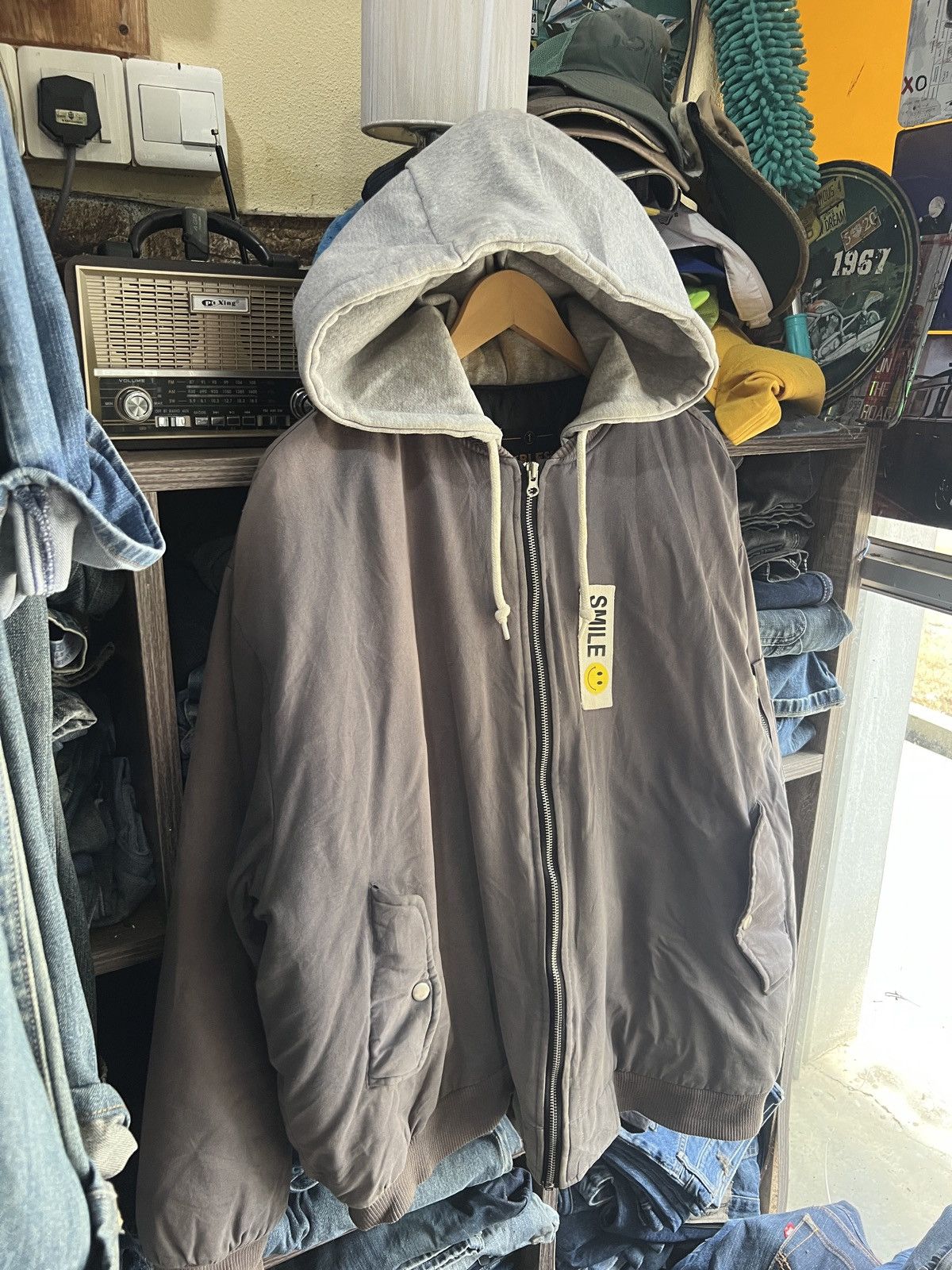Japanese Brand 🔥A. Bless Smile Zipper Jacket Hoodie Size US XXL / EU 58 / 5 - 2 Thumbnail