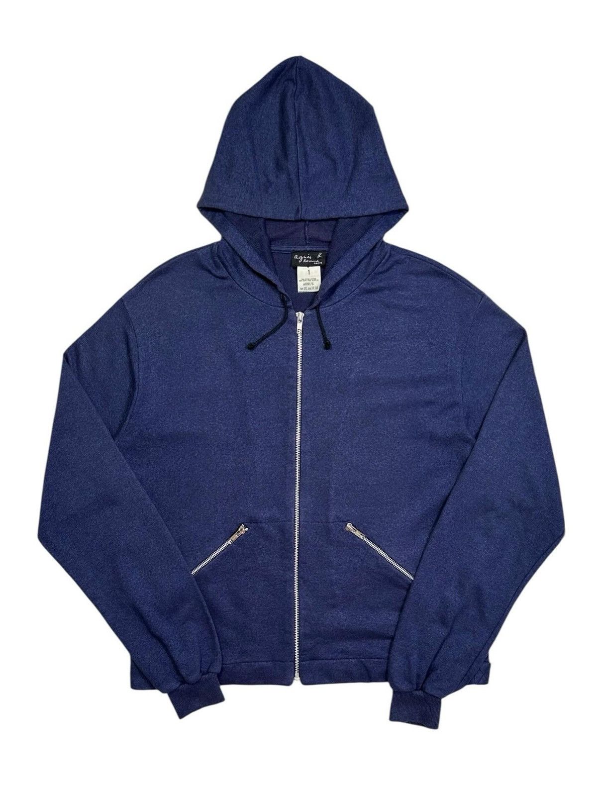 agnes b. 1990s AGNES B. HOMME LIZARD PRINTED ZIP HOODIE Size US M / EU 48-50 / 2 - 2 Thumbnail