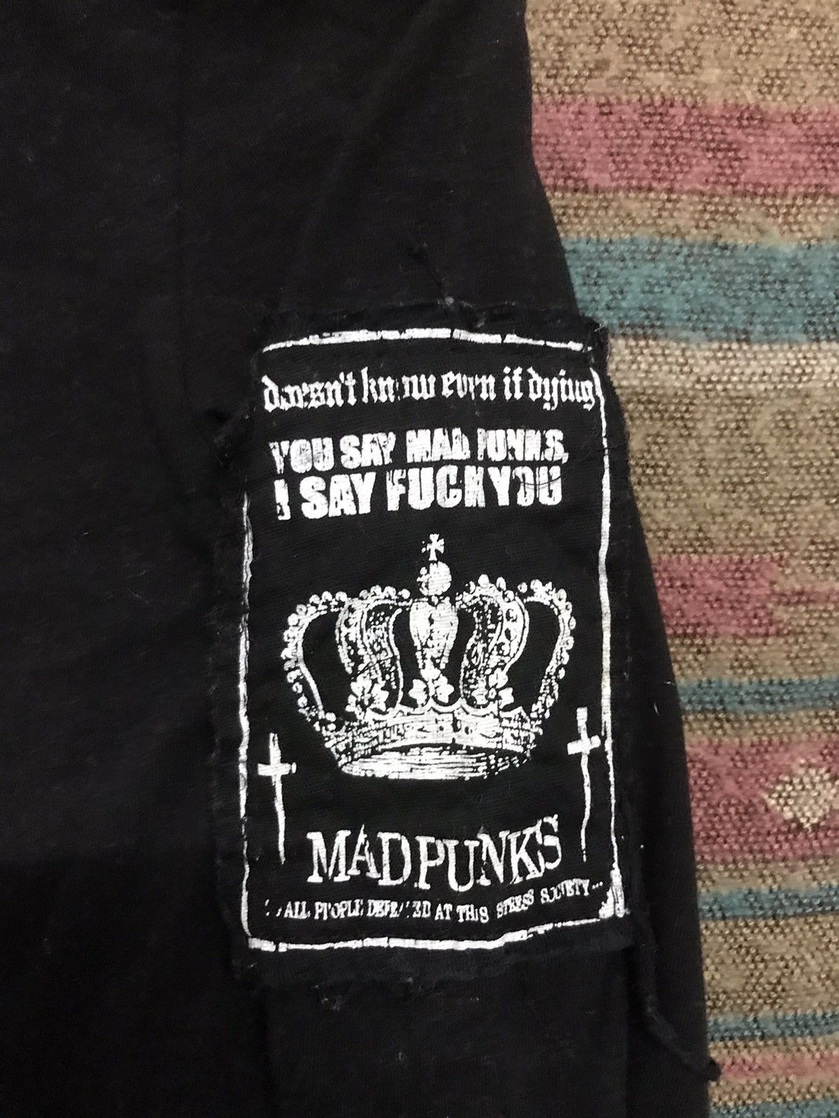 Seditionaries Mad Punks Mad Girl Long Sleeve Shirt Size M / US 6-8 / IT 42-44 - 6 Thumbnail