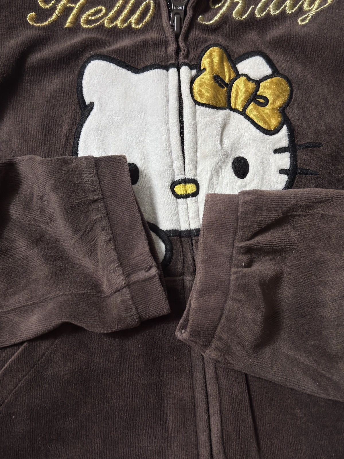 Cartoon Network VINTAGE VELOUR 2000s HELO KITTY TRACKSUIT Size S / US 4 / IT 40 - 5 Thumbnail