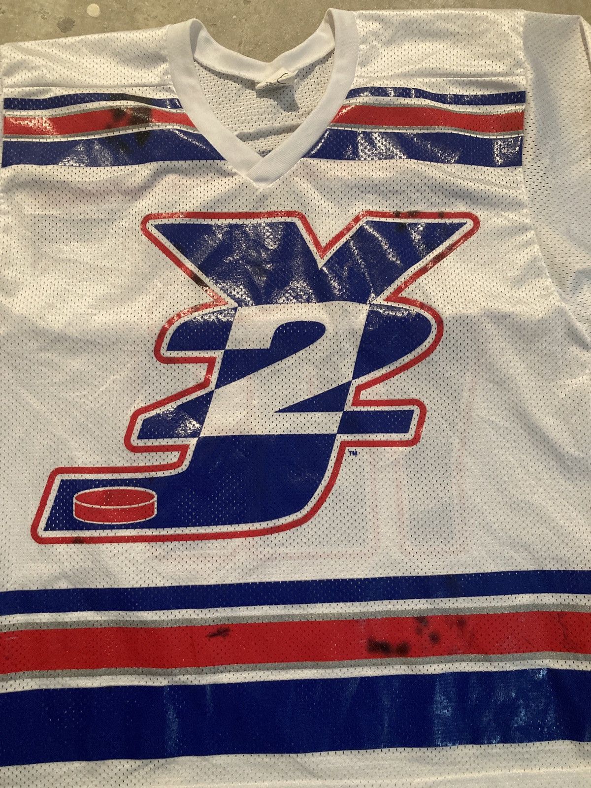 Vintage × WWF VTG Y2J Jericho WWF Wrestling Hockey Jersey XL Size US XL / EU 56 / 4 - 8 Thumbnail
