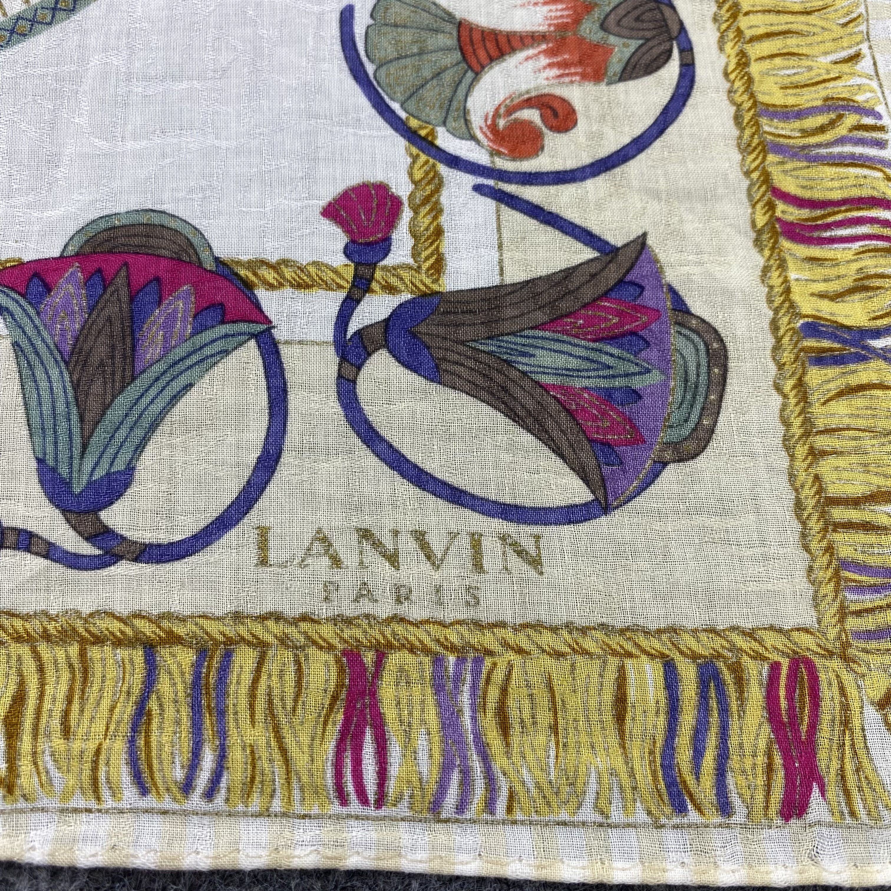 Lanvin Lanvin Handkerchief / Bandana / Neckerchief / Headscarf-B835 Size ONE SIZE - 5 Thumbnail
