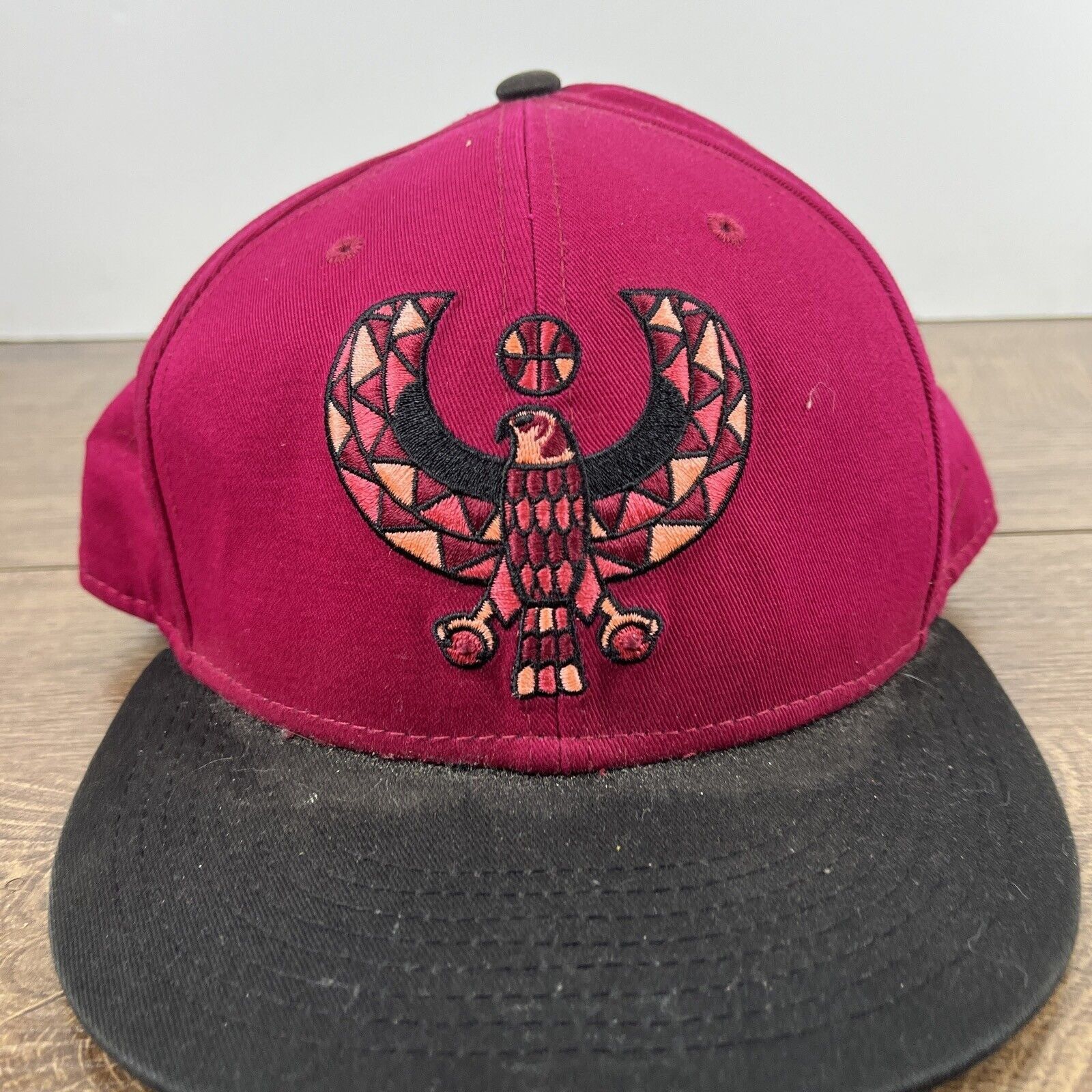 Nike Atlanta Hawks Nike Hat Maroon Snapback Red Adjustable Hat Ad Size ONE SIZE - 6 Thumbnail