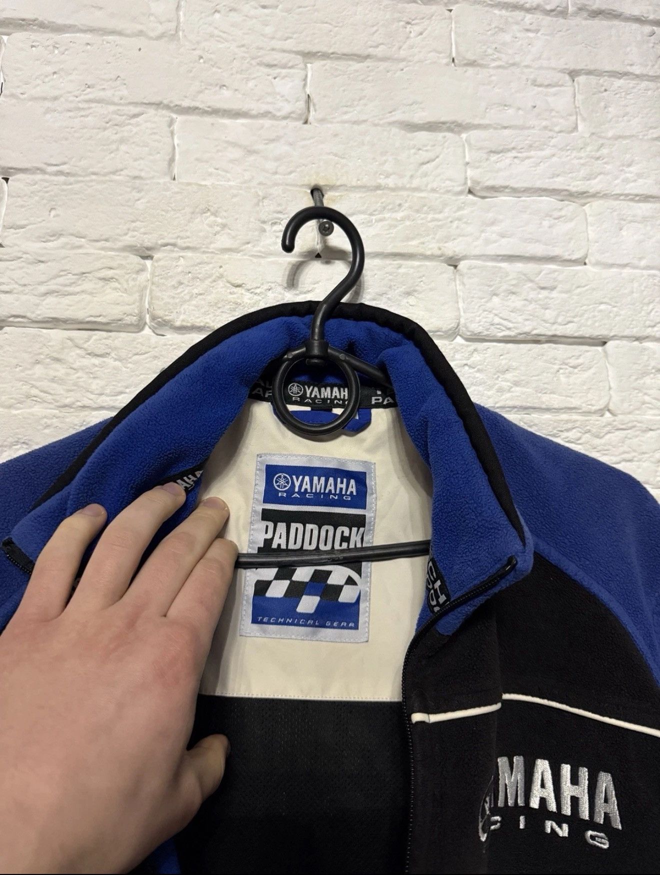 Yamaha Yamaha Racing Paddock Fleece Bomber Jacket Huge Logos Size US L / EU 52-54 / 3 - 6 Thumbnail