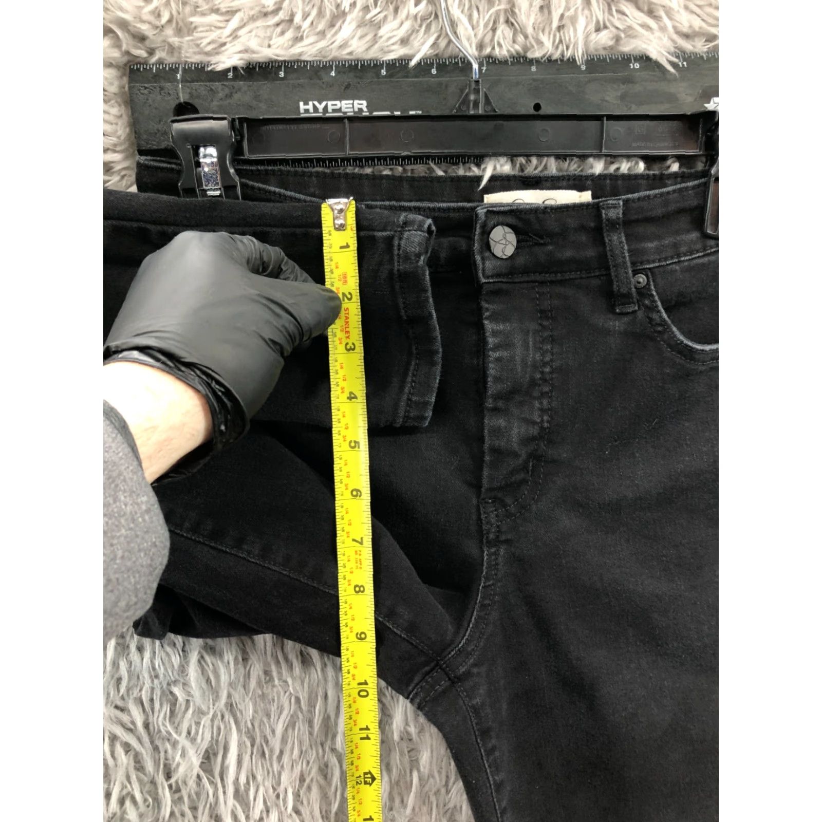 Jessica Simpson Jessica Simpson Jeans Women's High Rise Skinny Dark Wash Black Size 4 Size 27" / US 4 / IT 40 - 4 Thumbnail