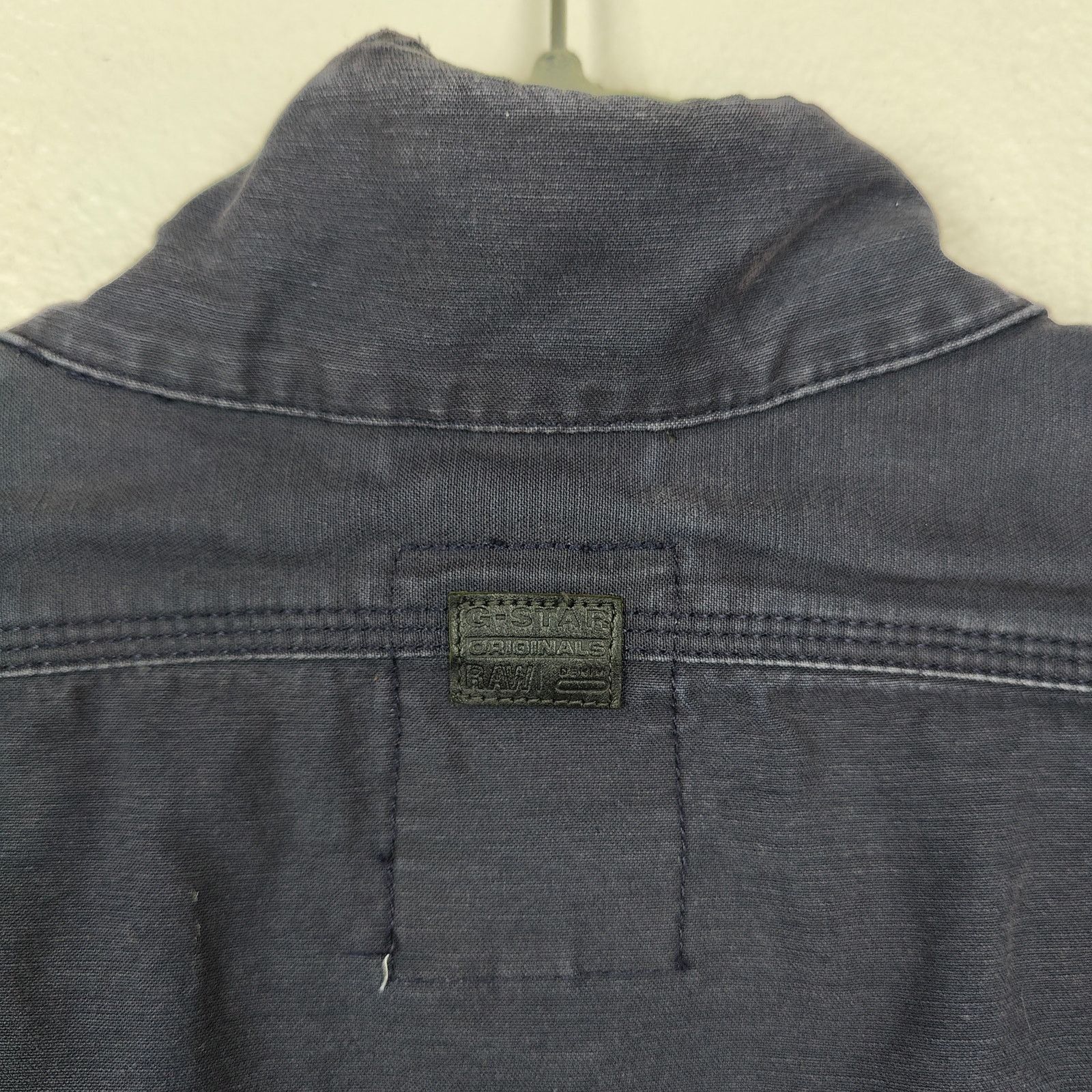 G-Star G-Star Raw Radar Zip Overshirt Mens Small Navy Blue Size US S / EU 44-46 / 1 - 4 Thumbnail