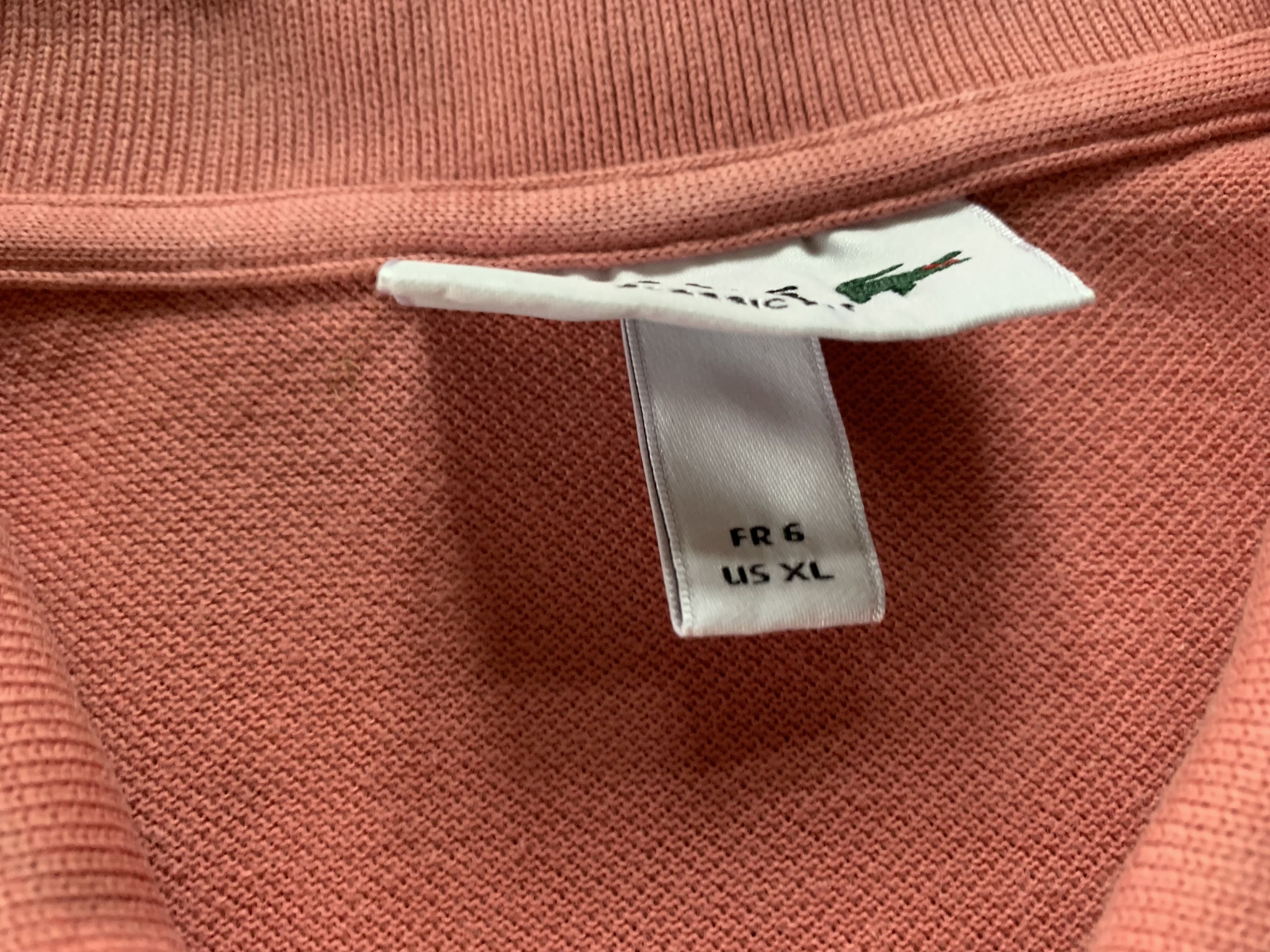 Lacoste Lacoste Regular Fit Coral Polo T Shirt Size US XL / EU 56 / 4 - 7 Thumbnail