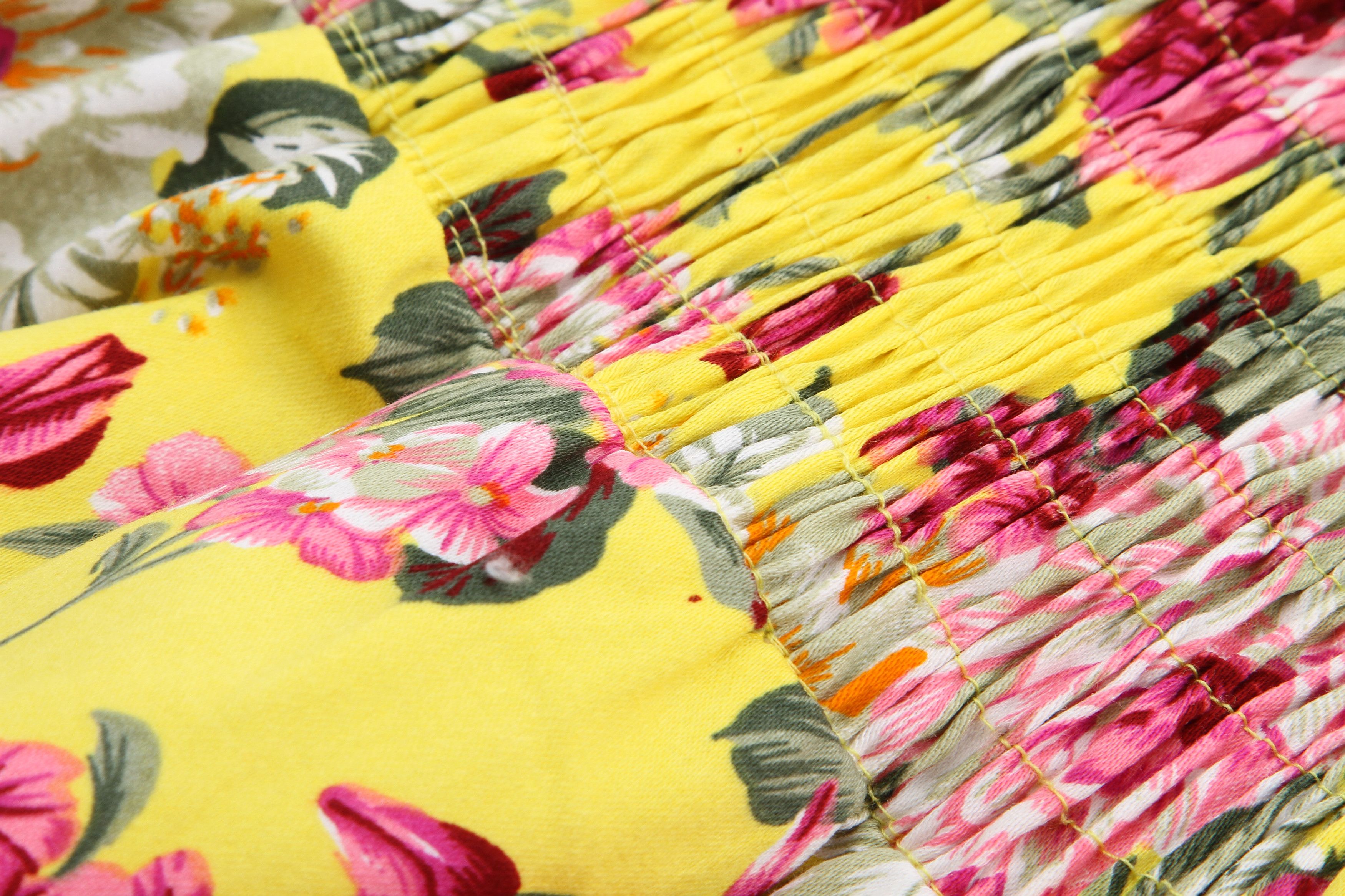 Other Floral Print Vintage Style Backless Dress Size S / US 4 / IT 40 - 8 Thumbnail