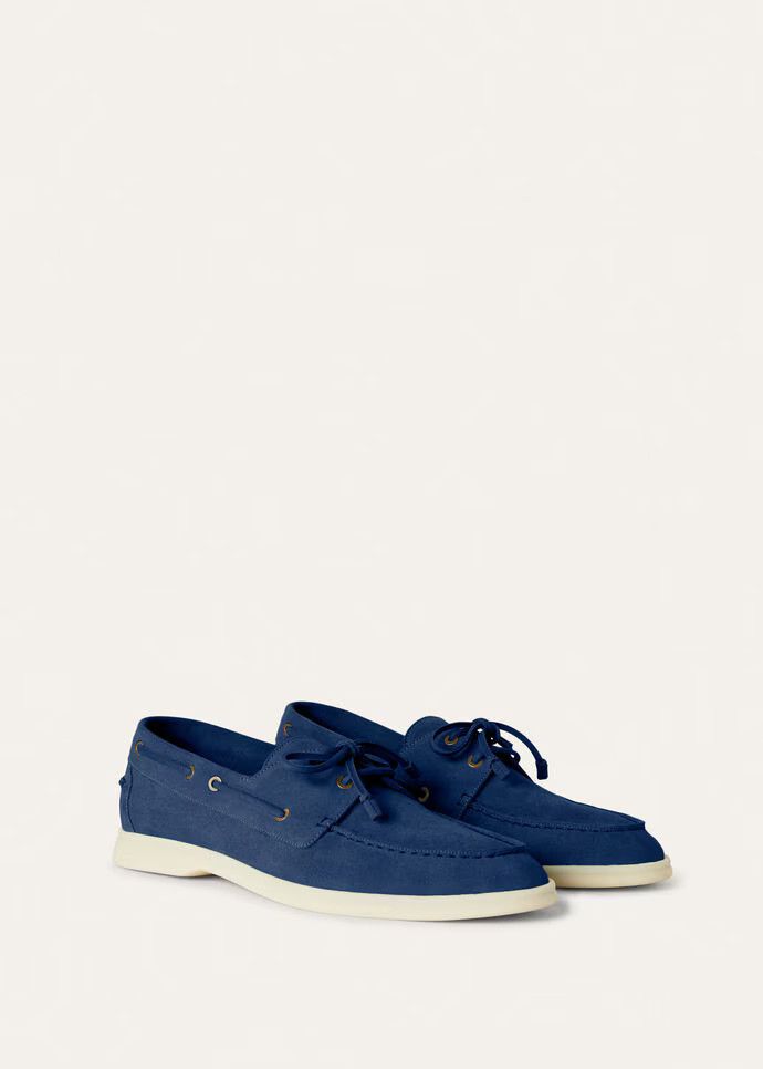 Loro Piana o1srvl11e0825 Sea-Sail Walk Loafers in Navy Blue Size US 8 / EU 41 - 2 Thumbnail