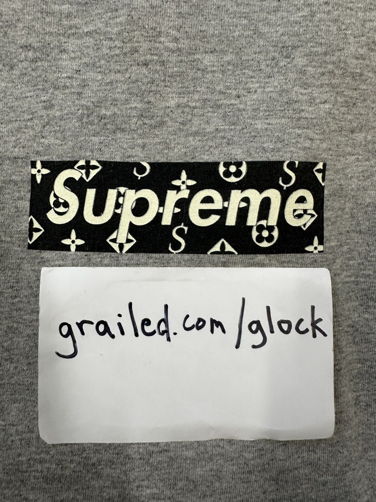 Supreme Supreme LV Monogram Box Logo Cease And Desist Tee S/S 2000 Size US XL / EU 56 / 4 - 6 Thumbnail