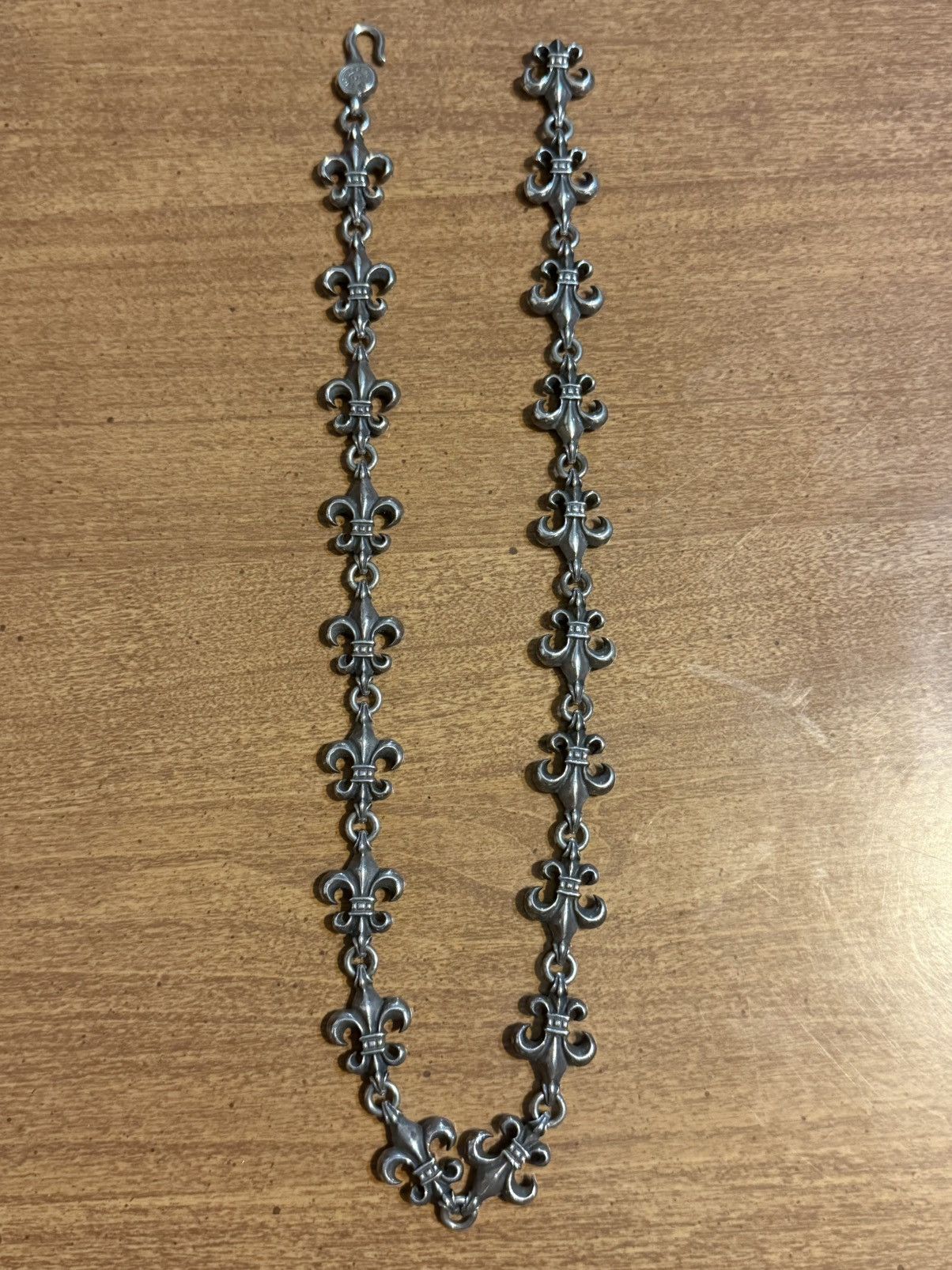 Chrome Hearts BS Fleur De Lis Link Necklace Size ONE SIZE - 1 Thumbnail
