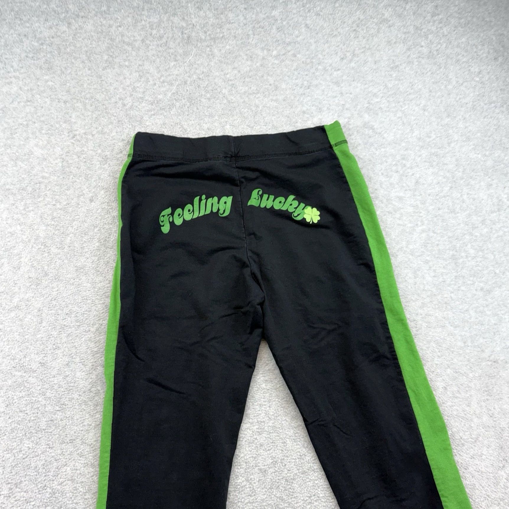 Vintage VINTAGE Care Bears Sweatpants Pants M Womens Black Cotton Blend Fleece 90s Flared Casual Knit Drawstring Size 32" / US 10 / IT 46 - 6 Thumbnail