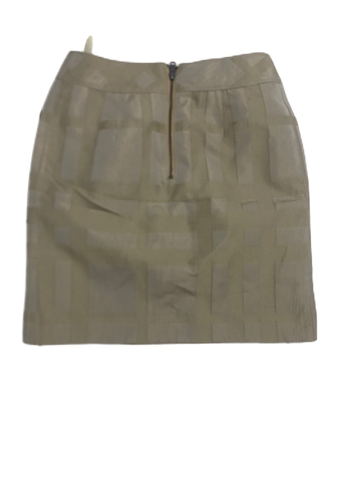 Burberry VINTAGE BURBERRY LONDON GRAY BEIGE CHECKERED MINI SKIRT Size 25" / US 0 / IT 36 - 1 Thumbnail