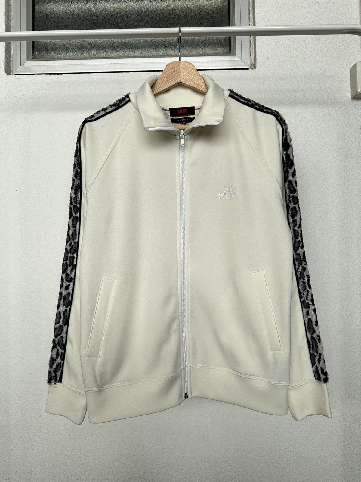 If Six Was Nine 00’s EDGE RUPERT leopard zipper track sweater Size US M / EU 48-50 / 2 - 9 Thumbnail