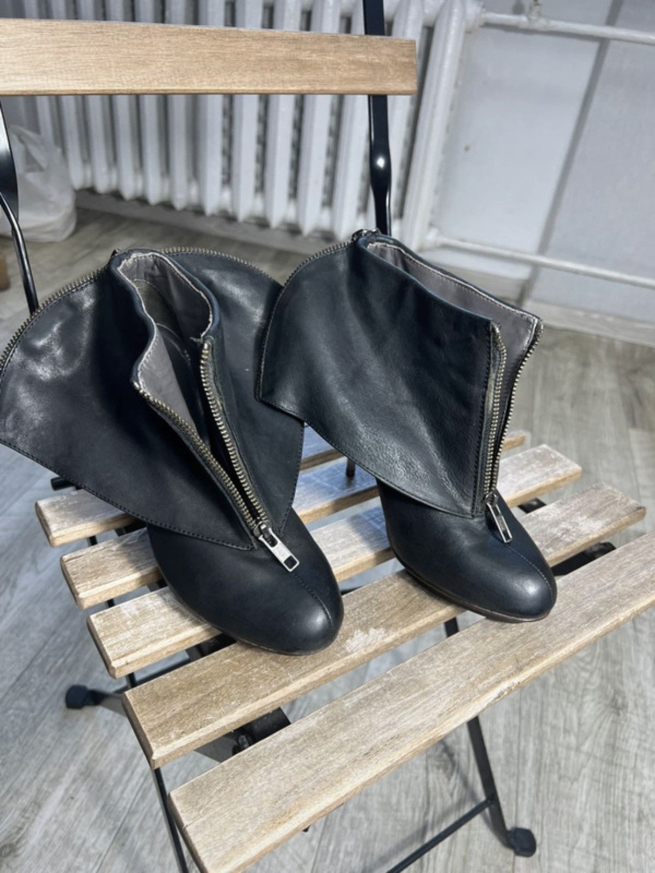 UNITED NUDE Rare UNITED NUDE Heels Avant Garde Like Ann Demeulemeester Size US 7 / IT 37 - 3 Thumbnail