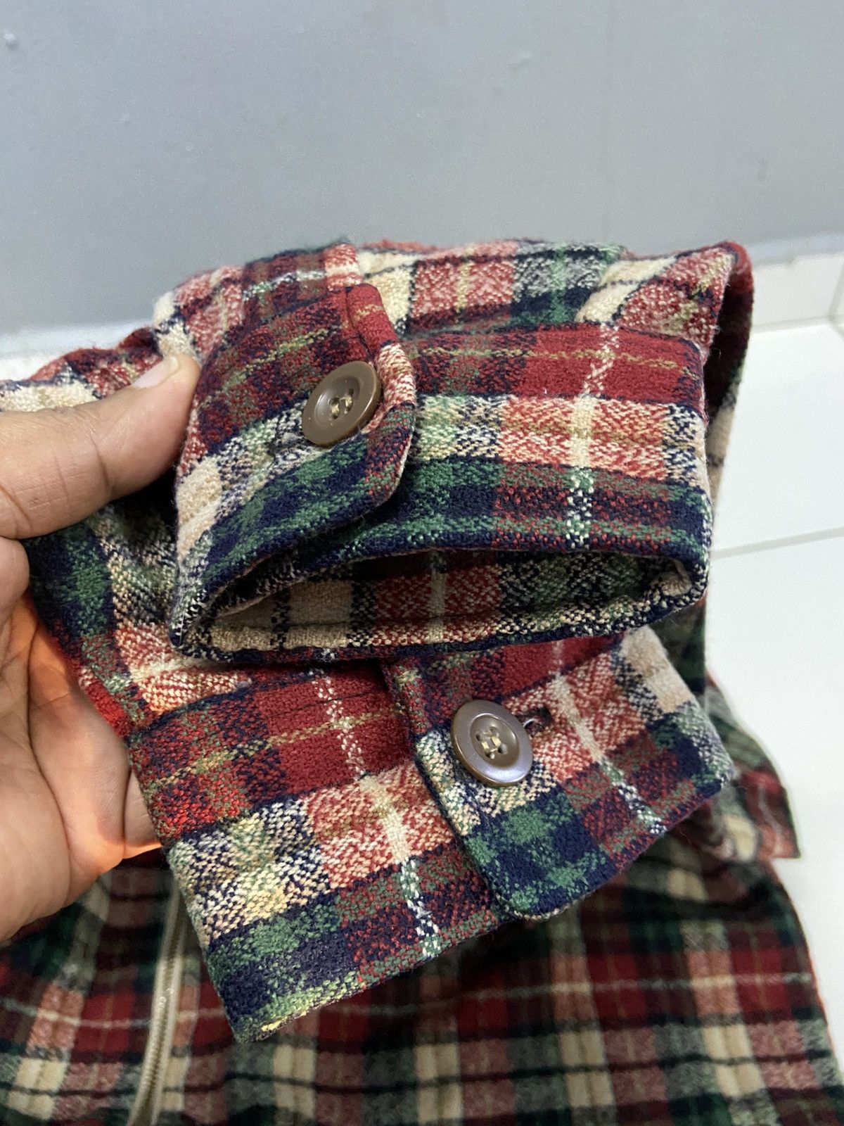 Oshkosh VINTAGE OSHKOSH FLANNEL WOOL JACKET Size US L / EU 52-54 / 3 - 10 Thumbnail