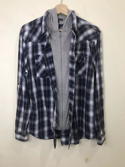 Flannel Japanese Brand Plaid Tartan Flannel Shirt Size US M / EU 48-50 / 2 - 2 Thumbnail