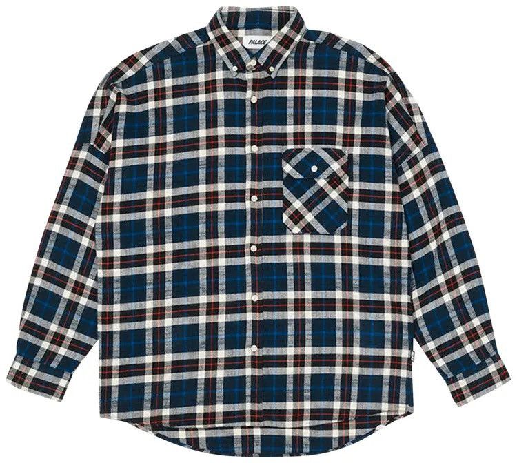 Palace Palace Back Drop Shirt - Blue Large Size US L / EU 52-54 / 3 - 2 Thumbnail