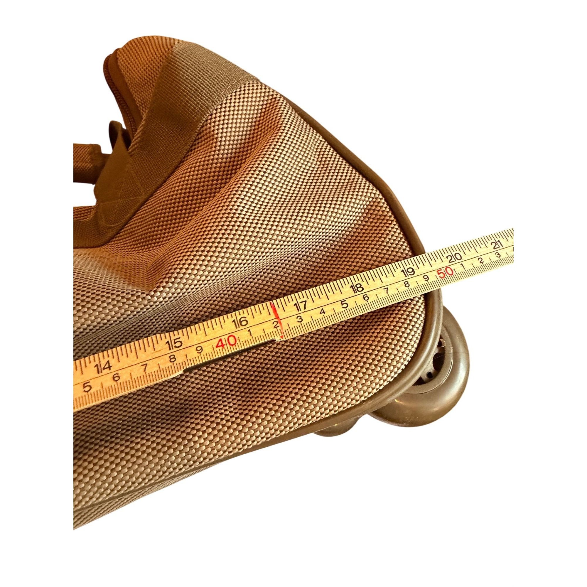 Dockers Dockers Beige Rolling Duffel Bag With Telescopic Handle & Mu Size ONE SIZE - 6 Thumbnail