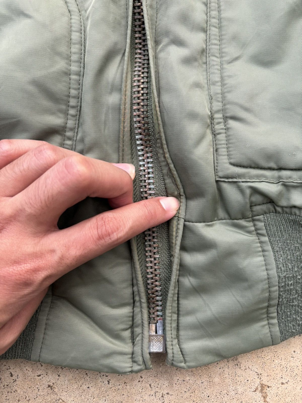 Alpha Industries FADED Alpha Ma-1 Flight Bomber Jacket (Kanye Style) Size US L / EU 52-54 / 3 - 16 Thumbnail