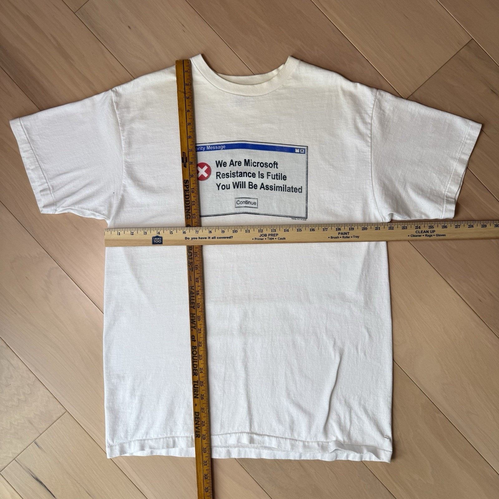 Vintage Vintage Microsoft Shirt XL 90s Made in USA Tech Tee Size US XL / EU 56 / 4 - 2 Thumbnail